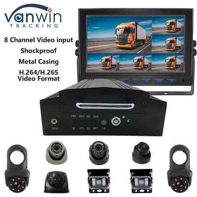 OEM 8CH HD 1080P HDD Mobile DVR พร้อม 4G GPS WIFI MDVR สําหรับระบบบริหารเรือ