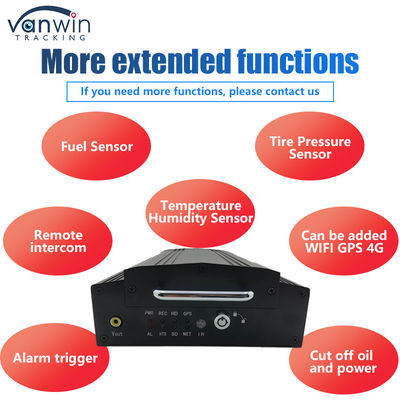 OEM 8CH HD 1080P HDD Mobile DVR พร้อม 4G GPS WIFI MDVR สําหรับระบบบริหารเรือ