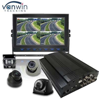 4CH 4G HDD มือถือ DVR GPS WiFi Live Video รถ CCTV DVR รถบรรทุก ระบบ Cmsv6