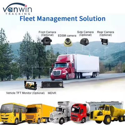 4CH Dual SD Card Mobile DVR รถยนต์ขนาดเล็ก กล่องดําในรถยนต์ CCTV 4G GPS MDVR