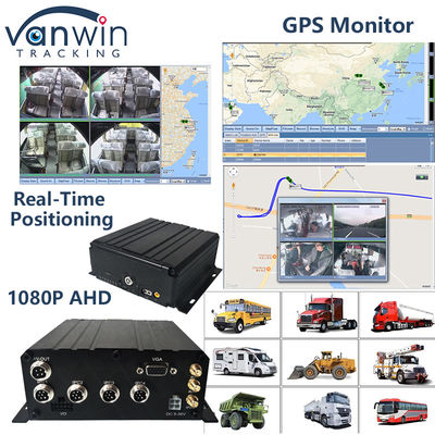 H.265 4CH Full HD Mobile DVR Live Stream Blackbox Recorder 4G Wifi GPS กล้องวงจรปิดรถ