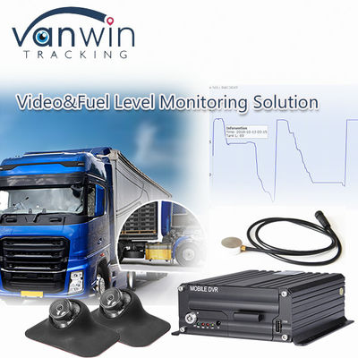 Easy Intall Vehicle Cctv MDVR Ultrasonic Fuel Oil Diesel Liquid Level Monitoring ติดตามระดับของน้ํามันน้ํามันไดเซล ติดตามระดับของเรือ