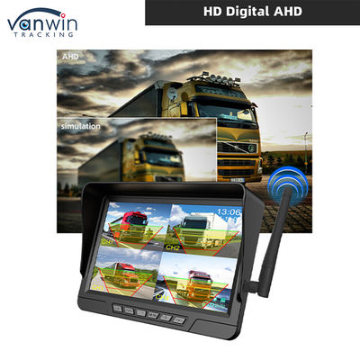 7 นิ้ว Wireless Car Monitor ชุดกล้องแสงอาทิตย์ด้วย IP68 CCTV กล้องความปลอดภัยไร้สาย