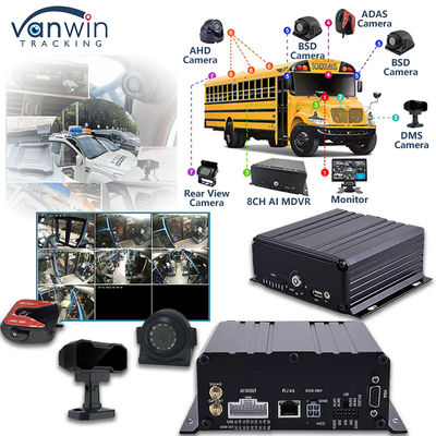 8CH AI Mobile DVR With ADAS DMS BSD Function MDVR โซลูชั่นความปลอดภัยรถยนต์ที่ทันสมัย