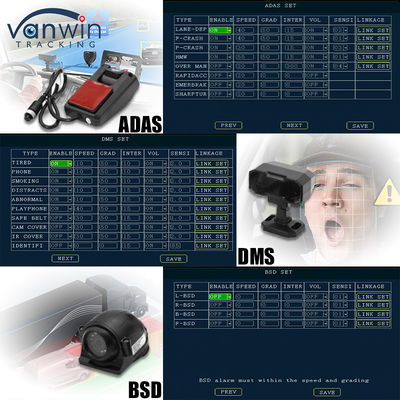 8CH AI Mobile DVR With ADAS DMS BSD Function MDVR โซลูชั่นความปลอดภัยรถยนต์ที่ทันสมัย