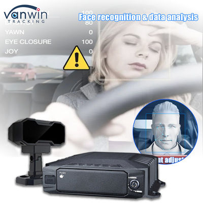 8CH 1080P HDD AI ระบบรักษาความปลอดภัย DVR มือถือด้วย 4G GPS WIFI ADAS DSM BSD
