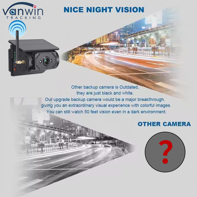 10.1 นิ้ว มอนิเตอร์รถยนต์ พลังงานแสงอาทิตย์ การเฝ้าระวังไร้สาย ระบบ CCTV กล้องรักษาความปลอดภัย