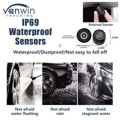 4G GPS รองรับ DVR มือถือ 4 / 8 / 10 ความดันยาง ระบบติดตามในเวลาจริง