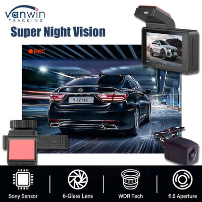 2K 1080P Dual Dash Cam WiFi APP การควบคุม Night Vision จอดรถ G-sensor สําหรับรถ
