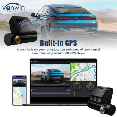 4G Dual Lens Dash Cam With Live GPS 4K หน้าและเครื่องบันทึกวิดีโอ