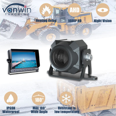 1080P IP69 กันน้ํา 2MP รถยนต์ความร้อน Anti Fog คล้องรถยนต์ที่มีมุมมอง 180 องศาและฟังก์ชันกันน้ํา