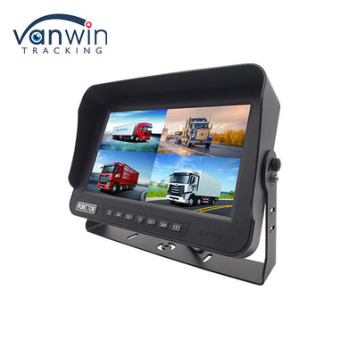 10.1 นิ้ว AHD 1080P MDVR Monitor 4 ช่อง Full HD กันน้ํา แบ่งจอจอจอสําหรับรถยนต์