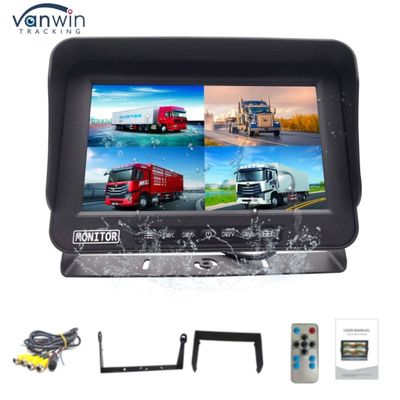 4 ช่อง AI Car Monitor กันน้ํา IPX69 กันระเบิด 10" AHD Display สําหรับยานยนต์กล