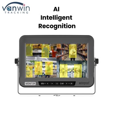 4 ช่อง AI Car Monitor กันน้ํา IPX69 กันระเบิด 10" AHD Display สําหรับยานยนต์กล