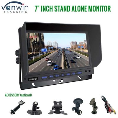 AHD Monitor 4 Channel 7 Inch Full HD1080P MDVR แบ่งจอจอรถยนต์