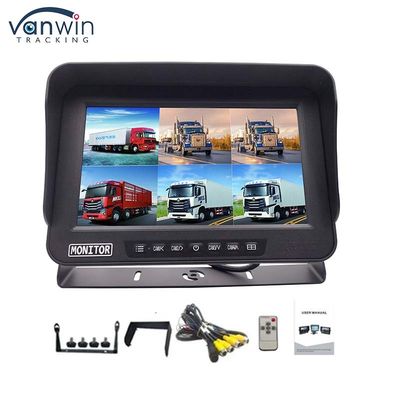 AHD 1080P MDVR Monitor 10.1 นิ้ว 6 ช่อง กันน้ํา แบ่งจอจอ SD Card สําหรับรถยนต์