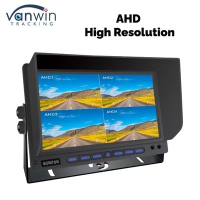 7 นิ้ว AHD Quad-Channel Split Car Monitor ระบบติดตามจอรถ