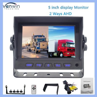 5 นิ้วรถยนต์ จีพีเอส มอนิเตอร์ HD AHD ดิจิตอล TFT LCD ระบบติดตามรถยนต์ขนาดเล็ก