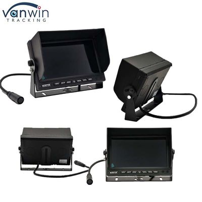 มอนิเตอร์รถยนต์ 7 นิ้ว VGA Output CCTV อัตโนมัติที่สอดคล้องกับระบบรักษาความปลอดภัย