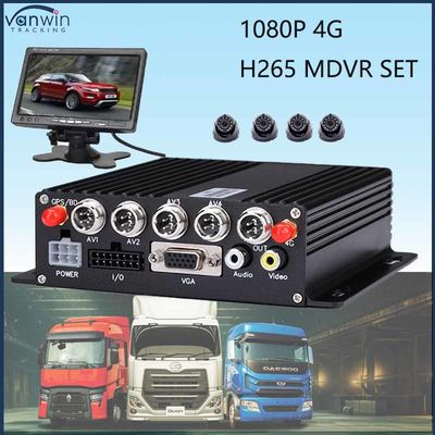 HD 1080P AI BSD ADAS DMS Kit รถบัส รถบรรทุก 4G WiFi 4 Channel SD ระบบ DVR มือถือ รถยนต์ CAR Black Box