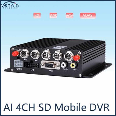 HD 1080P AI BSD ADAS DMS Kit รถบัส รถบรรทุก 4G WiFi 4 Channel SD ระบบ DVR มือถือ รถยนต์ CAR Black Box
