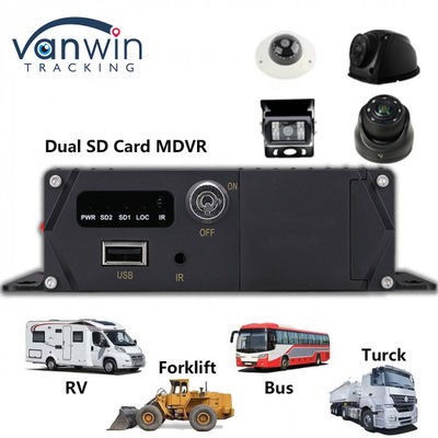 1080P MDVR 8 CH SD Card โทรศัพท์มือถือดีจิทัล Recorder ระบบติดตามยานพาหนะมืออาชีพสําหรับรถบัสรถบรรทุก