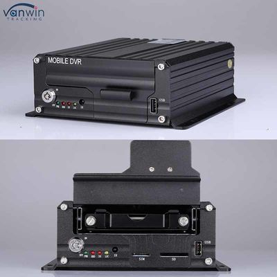 เครื่องบันทึกการขับขี่ MDVR 4 ช่อง 1080P แบบกำหนดเอง พร้อมระบบจัดการยานพาหนะ 3G 4G GPS WiFi สำหรับรถบัส รถบรรทุก ระบบ Mobile DVR 4 ช่อง