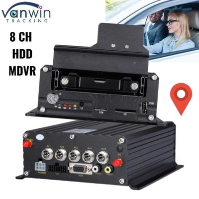 ระบบ DVR มือถือ HDD 8CH ความละเอียดสูง 1080P สําหรับการติดตามยาน