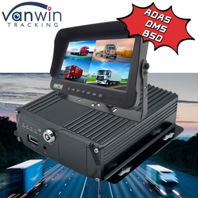 1080P AI MDVR ระบบติดตามรถยนต์ 8 CH เครื่องบันทึกความละเอียดสูงสําหรับรถบรรทุก