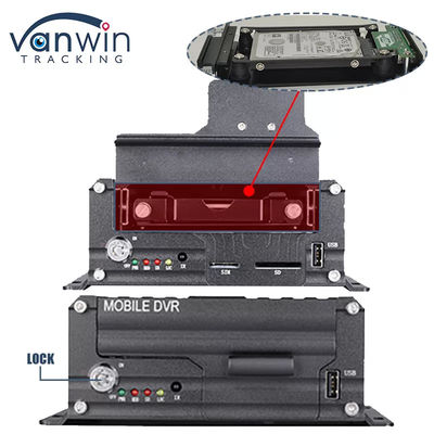 การสนับสนุน 4CH HDD DVR อาชีพ ADAS DMS BSD ฟังก์ชัน 4G GPS Vehicle Tracker