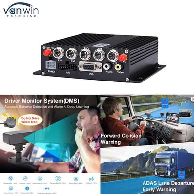 8CH SD DVR 4G GPS ADAS DMS AI MDVR 1080P H.265 โทรศัพท์มือถือ DVR แดชแคมะบันทึก GPS โทรศัพท์มือถือ