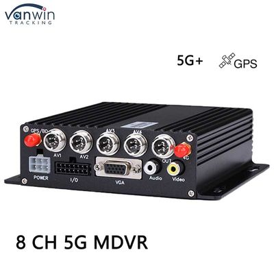 8 ช่อง DVR รถยนต์ ด้วย 5G GPS AHD 1080P กล้อง SD Card Video Recorder สําหรับรถบรรทุก
