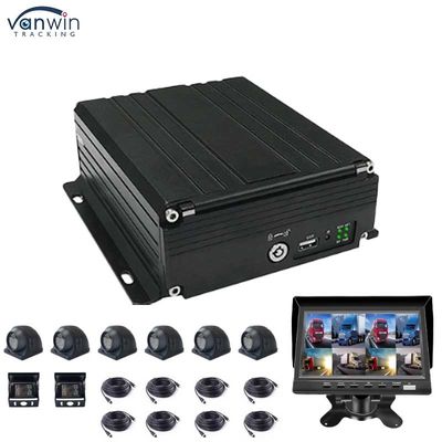 8CH AI ADAS DMS มือถือ DVR 4G GPS1080P HD รองรับ OEM HDD SSD MDVR รถบรรทุก รถบัส เครื่องบันทึกวิดีโอ