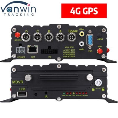 ระบบการติดตามรถยนต์มืออาชีพ 4 CH HDD MNVR พร้อม GPS 4G สําหรับทุกเรือ