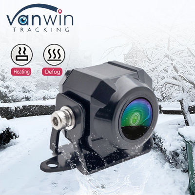 เครื่องทําความร้อนอัตโนมัติ 1080P IP69 กันน้ํา กันหมอก รถบรรทุก กล้องถ่ายภาพด้วยมุมมอง 180 องศา