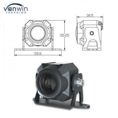 เครื่องทําความร้อนอัตโนมัติ 1080P IP69 กันน้ํา กันหมอก รถบรรทุก กล้องถ่ายภาพด้วยมุมมอง 180 องศา