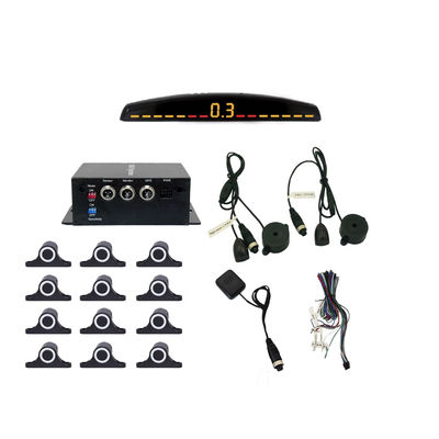 รถยนต์ย้อนหลังช่วยAuto Parktronic LED Parking Sensor With 16 Sensors รถยนต์ย้อนหลังย้อนหลังย้อนหลังจอจอดรถ ระบบตรวจจับไฟหลัง