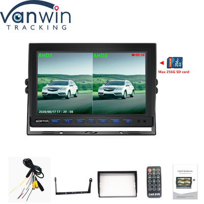 10.1 นิ้ว HD TFT LCD Screen ช่องจอรถยนต์กันน้ํา สําหรับรถบรรทุก/รถตู้ จําหน่ายพลังงาน DC 12V-24V -30C ถึง 80C โหมดกลางคืน