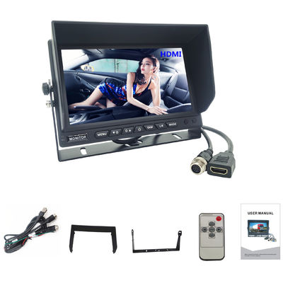 7 นิ้ว ความละเอียดสูง 1024x600 ความละเอียดรถยนต์ทีวีจอ พร้อม HDMI Connector สําหรับ MDVR