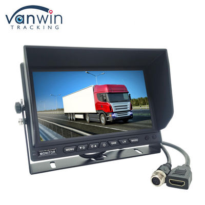 7 นิ้ว ความละเอียดสูง 1024x600 ความละเอียดรถยนต์ทีวีจอ พร้อม HDMI Connector สําหรับ MDVR