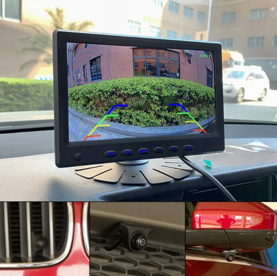มินิ AHD 1080P กันน้ํา หน้าด้านหลัง มองกล้อง มองกลางคืน 170° Fisheye Lens รถยนต์ Reverse Backup Cam