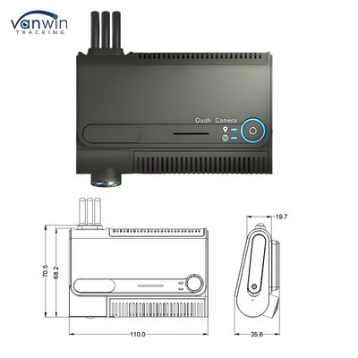 วีดีโอบันทึกวิดีโอ AHD อัจฉริยะ Wifi 4G MDVR Hybrid 4CH กล้องรถยนต์ IPC CMSV6 แอพรีโมทคอนโทรลรถยนต์กล่องดํา