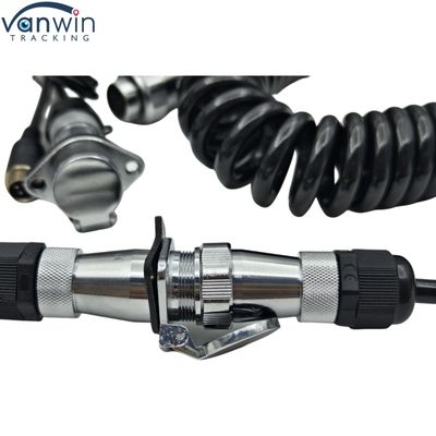 4PIN สะดวกต่อน้ํา แทรลเลอร์เคเบิล 12V อิเล็กทรอนิกส์สายกล้องเคเบิลสําหรับรถบรรทุก รถบัส แทรลเตอร์กล้องมองหลัง