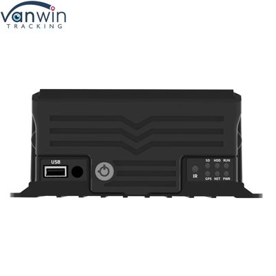 4 ช่อง AI MDVR พร้อม GPS Vehicle Tracker การตรวจจับจุดตาบอด เครื่องบันทึกฮาร์ดดิสก์ติดรถ