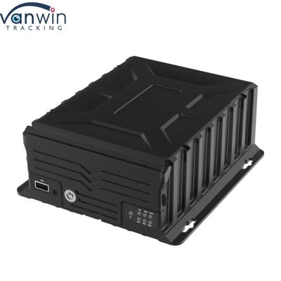 4 ช่อง AI MDVR พร้อม GPS Vehicle Tracker การตรวจจับจุดตาบอด เครื่องบันทึกฮาร์ดดิสก์ติดรถ