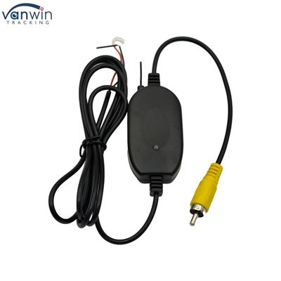 เครื่องส่งสัญญาณวิดีโอ RCA 2.4G แบบไร้สาย เครื่องรับเสียงทั่วไปสําหรับรถยนต์ รีเวอร์วิวกล้อง 12V