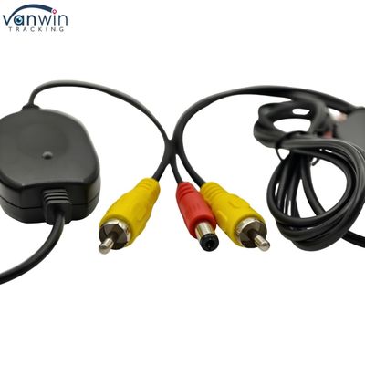 เครื่องส่งสัญญาณวิดีโอ RCA 2.4G แบบไร้สาย เครื่องรับเสียงทั่วไปสําหรับรถยนต์ รีเวอร์วิวกล้อง 12V