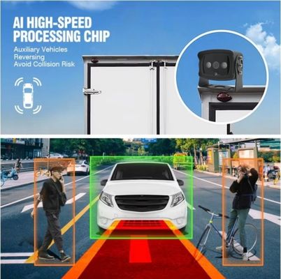 1080P BSD Car Reverse Camera Algorithm ที่ติดตั้ง กล้องตรวจจับจุดตาบอด กล้องตรวจจับรถคนเดิน