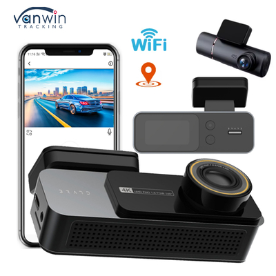 2K Dual Lens Dash Cam 2.89Inch Car DVR WiFi Video Recorder Dash Cam Recorder กล่องสีดํา อุปกรณ์เสริมรถ