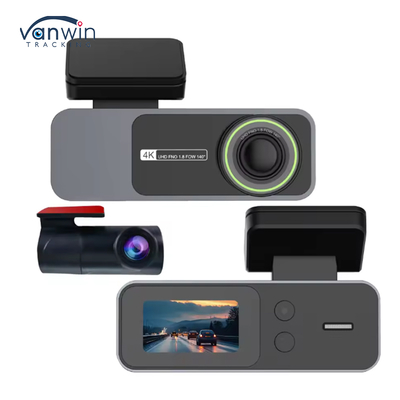 2K Dual Lens Dash Cam 2.89Inch Car DVR WiFi Video Recorder Dash Cam Recorder กล่องสีดํา อุปกรณ์เสริมรถ